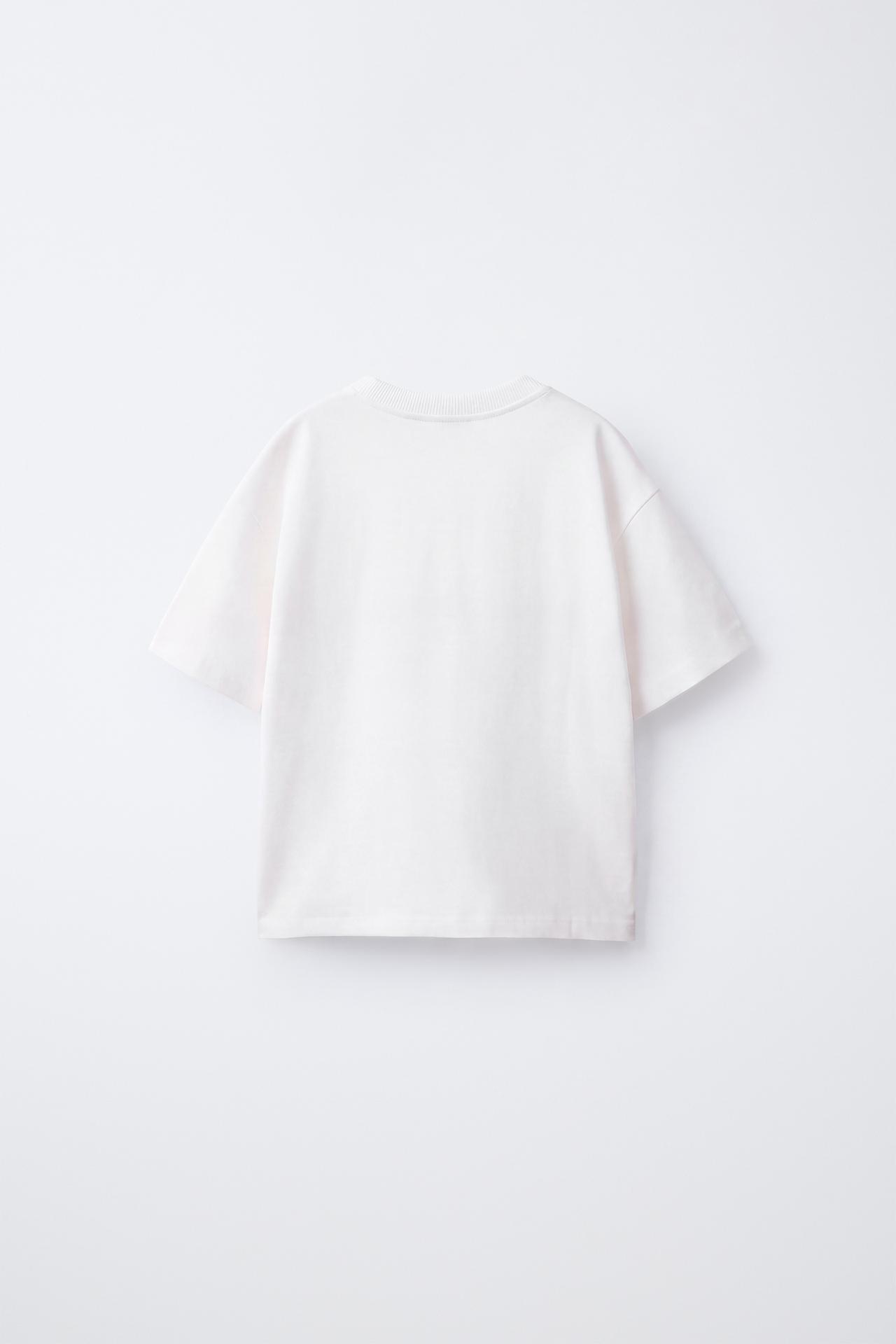 EMBROIDERED DETAIL T-SHIRT — White