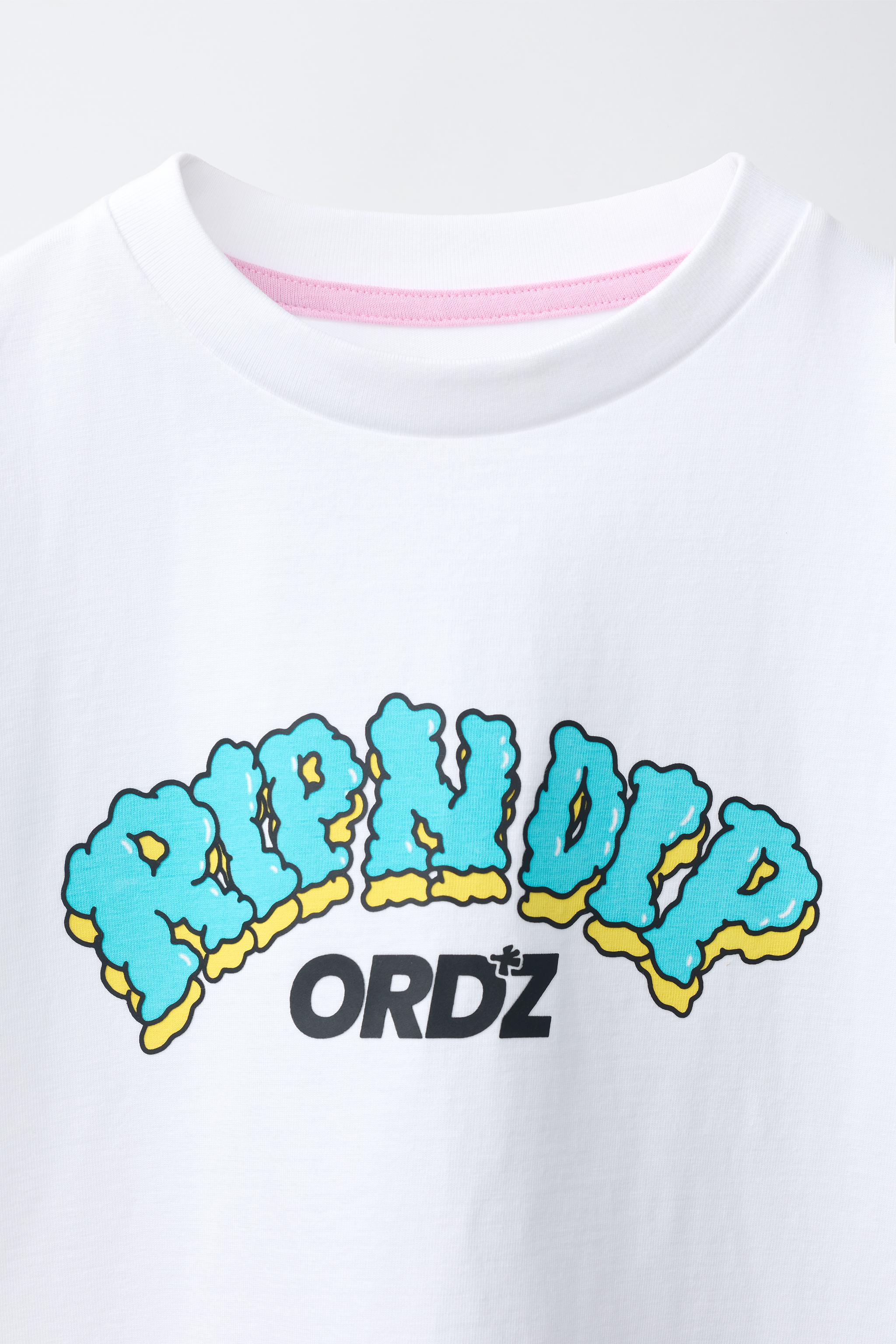 T-SHIRT IMPRIMÉ LOGO RELIEF RIPNDIP © X ZARA KIDS
