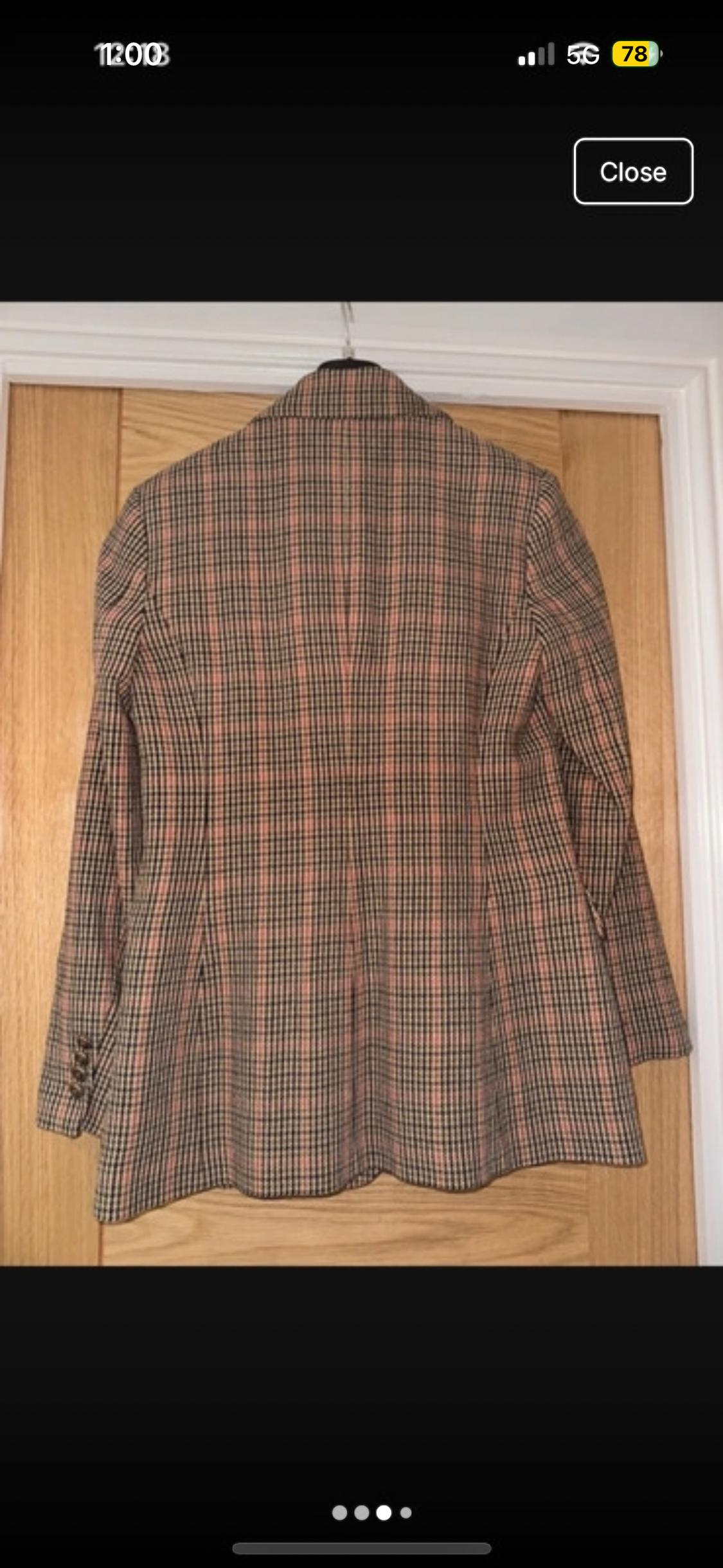 CHECK TAILORED BLAZER - Image 3