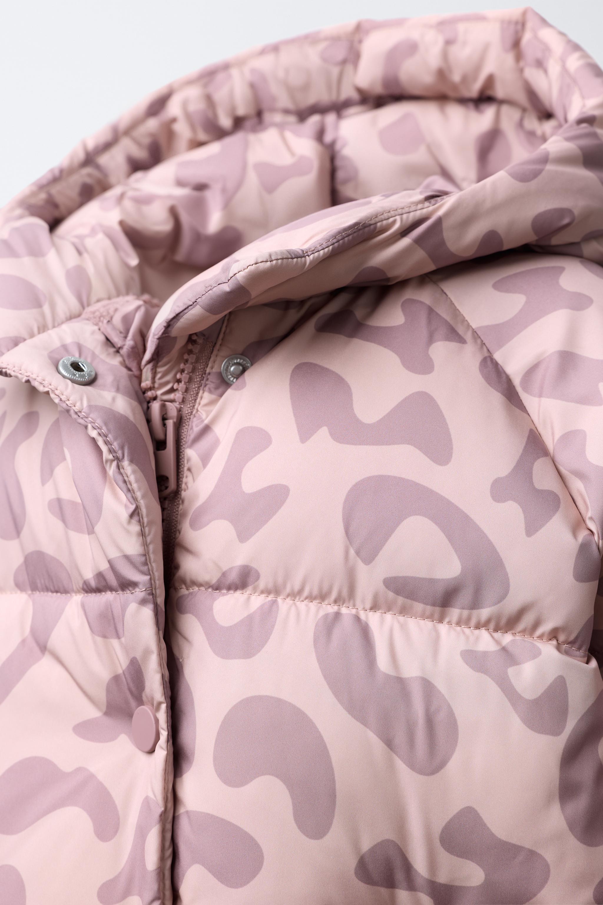 ANIMAL PRINT WATER REPELLENT COAT