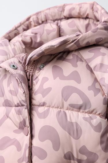 MANTEAU IMPRIMÉ ANIMAL DÉPERLANT - Rose de Zara - Image 4