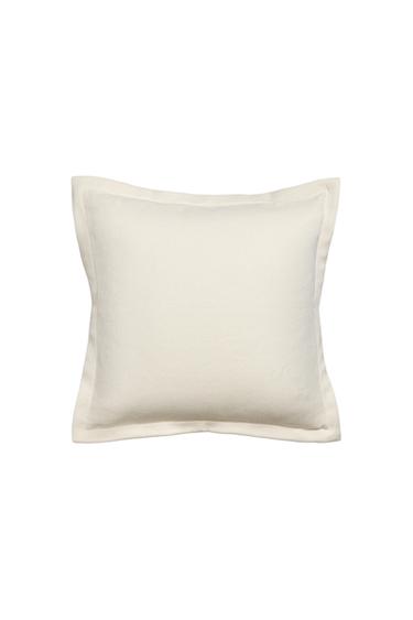 FUNDA COJÍN ALGODÓN PERCAL - Crudo de Zara