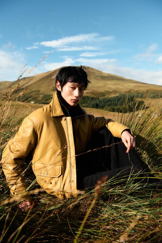 HIGH COLLAR BOMBER JACKET - I purpurt nga Zara - Imazh 0
