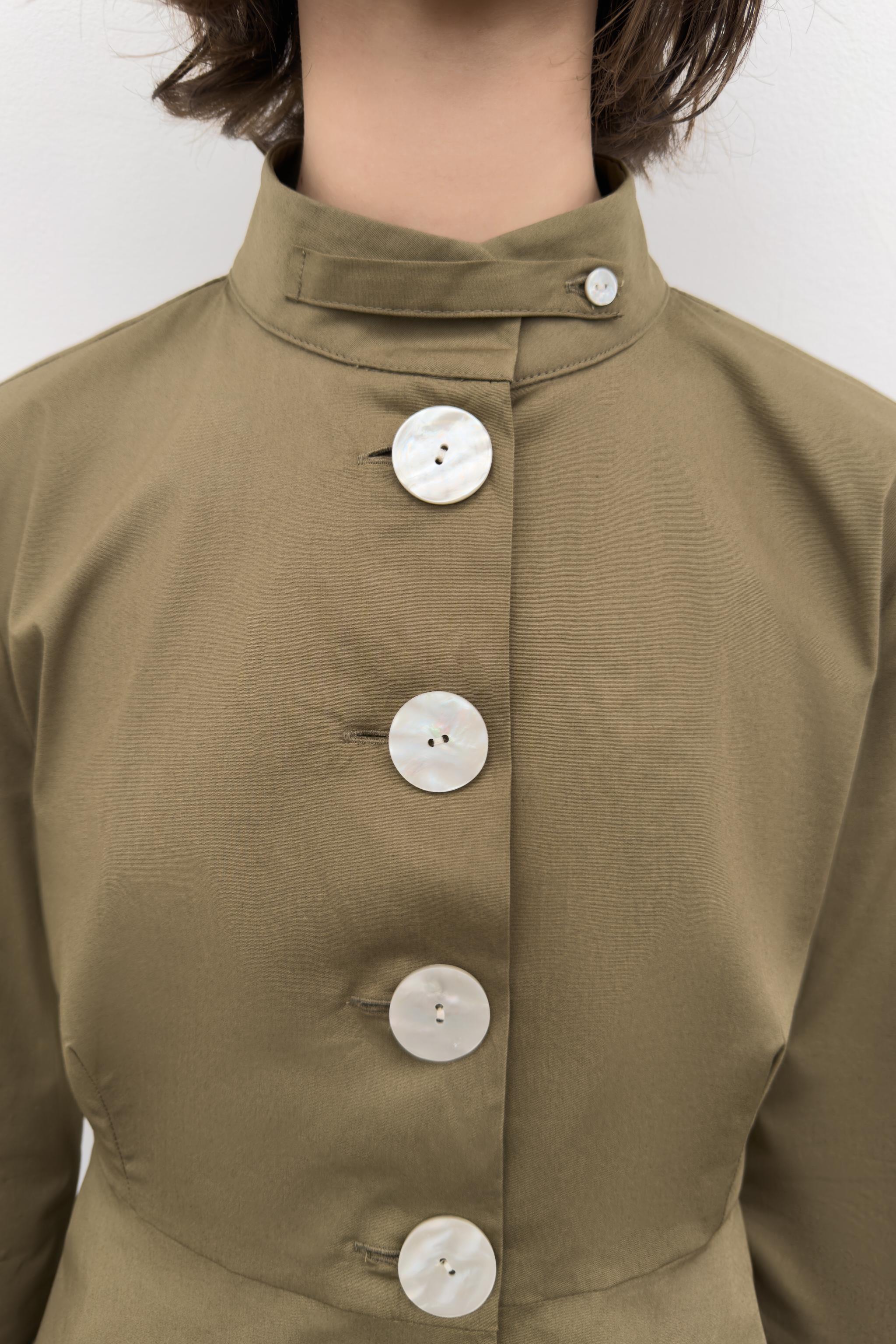 BUTTON POPLIN SHIRT