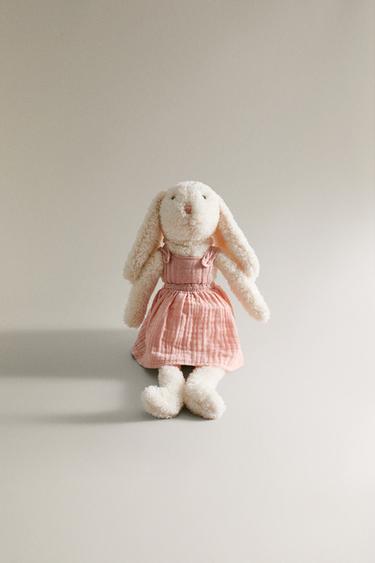 PELUCHE CONEJITO - Blanco roto de Zara