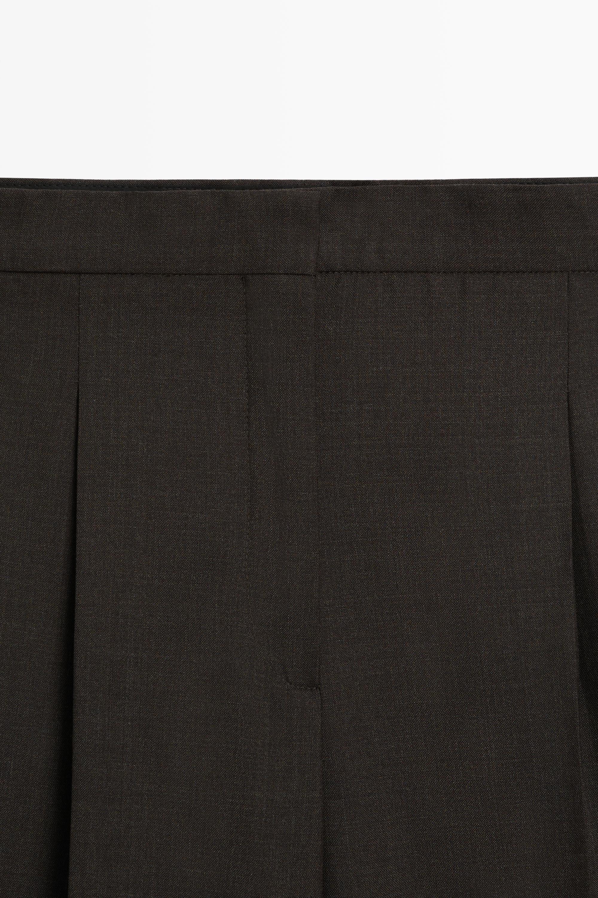 Pantalon droit 100 % laine - LIMITED EDITION