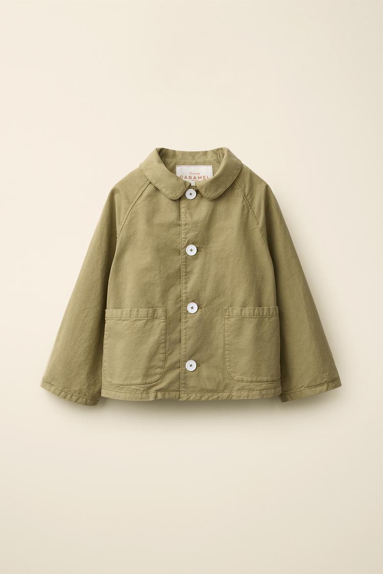 Gabardina corta created by caramel london x zara