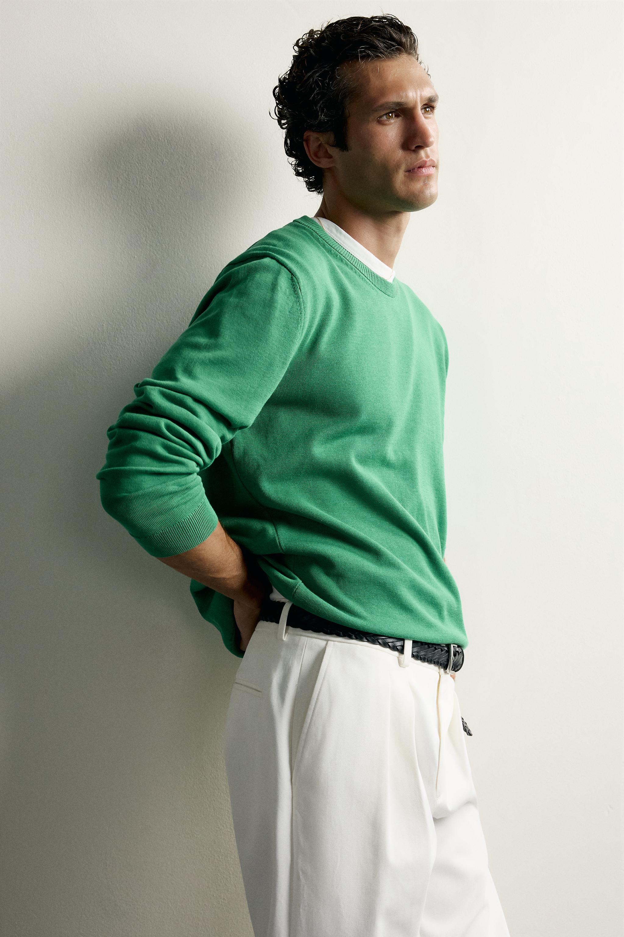COTTON REGULAR FIT JUMPER
