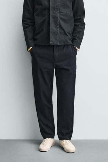 PANTALONS DE BUTXAQUES STRAIGHT FIT - Marí de Zara