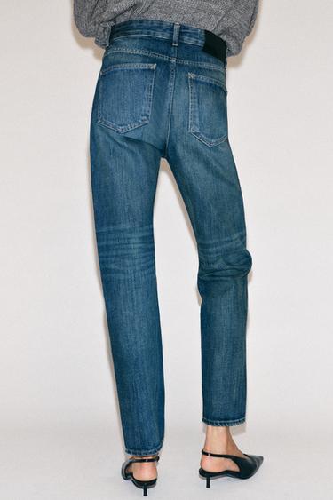 JEANS ZW COLLECTION AJUSTE RECTO TIRO ALTO - Azul de Zara