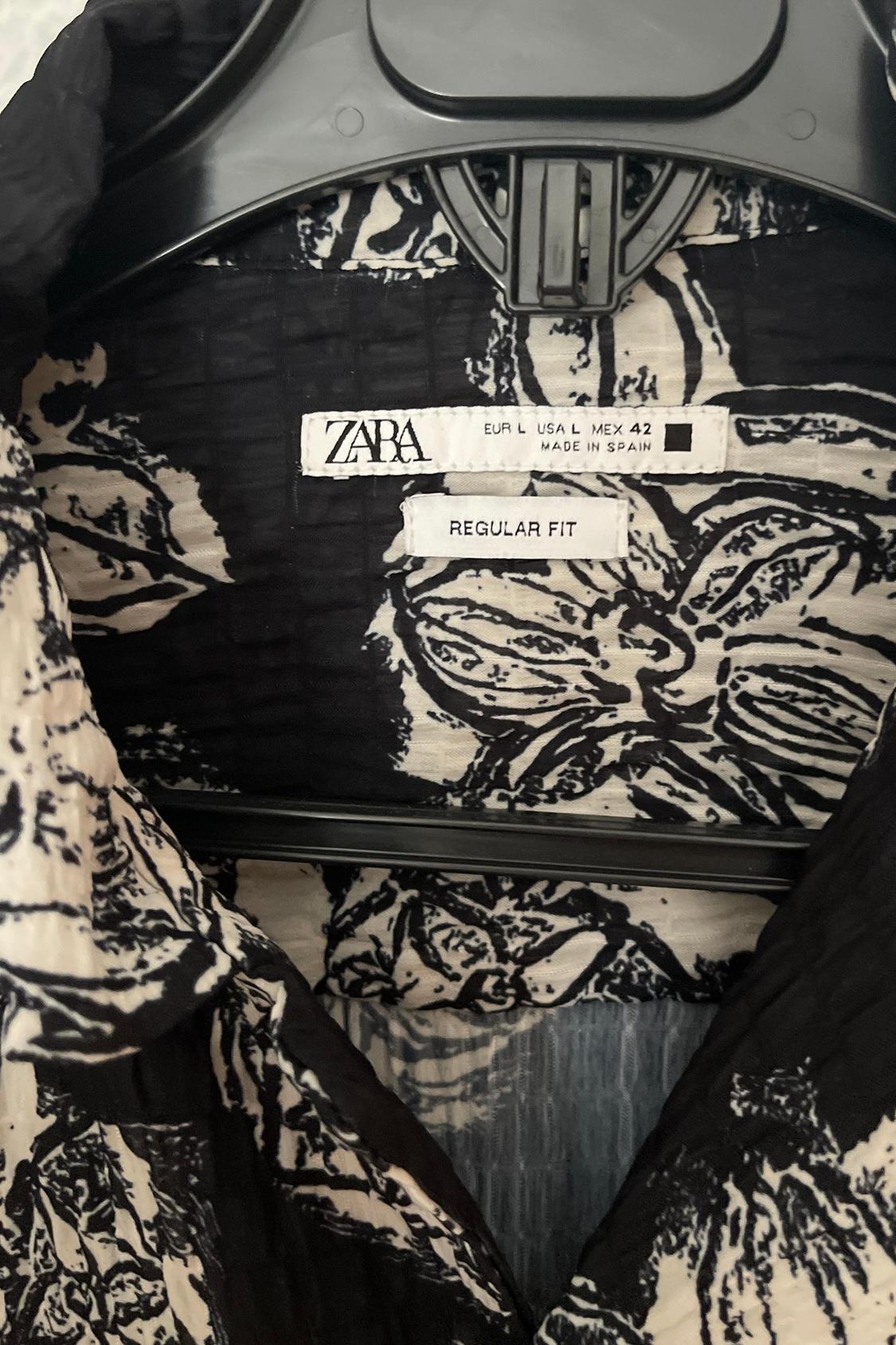 CAMISA ESTAMPADO FLORAL EFECTO ARRUGADO. REGULAR FIT - Image 2