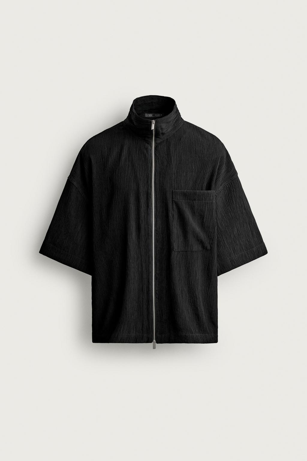 Textured Relaxed Fit Shirt — Men's