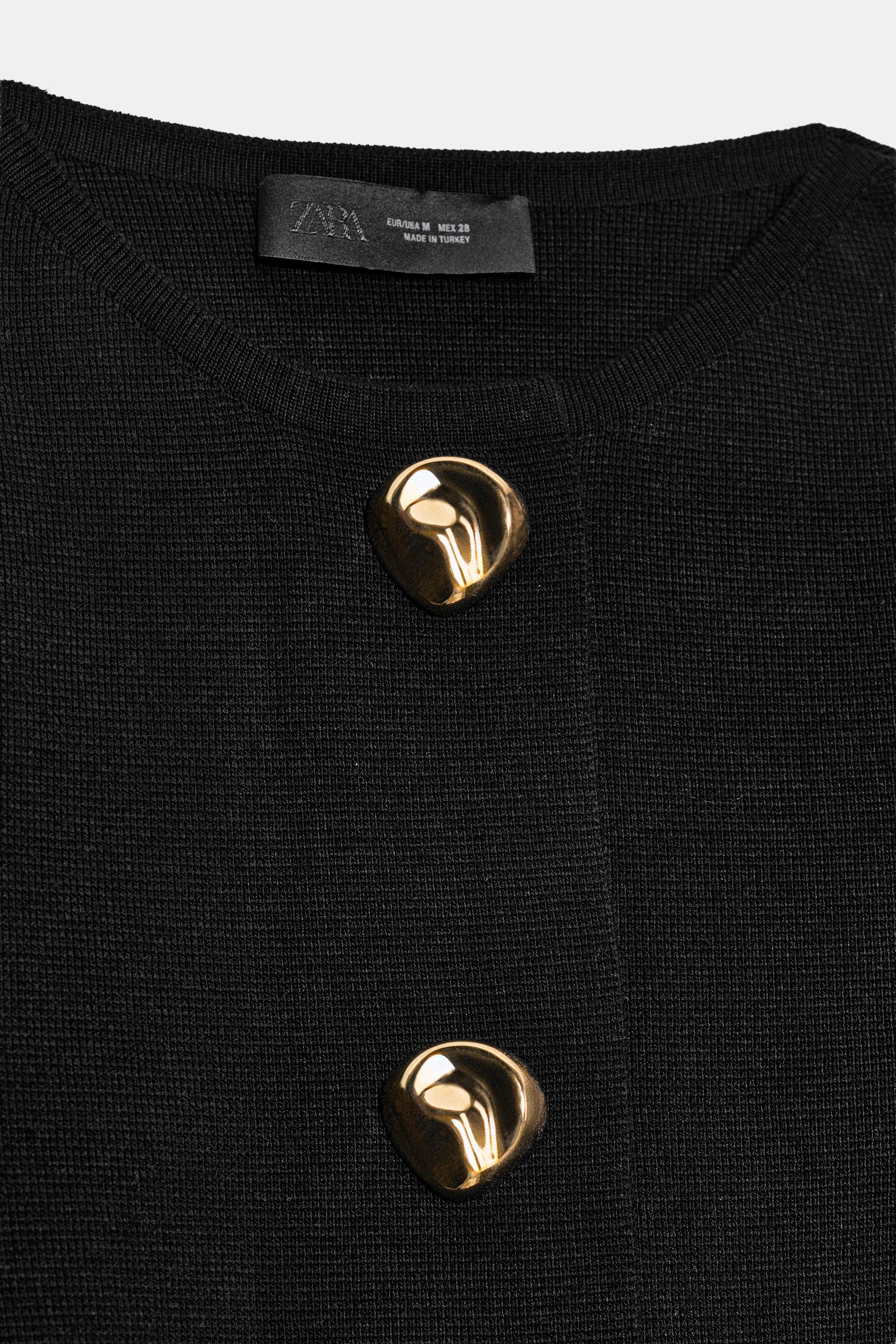 Женские куртки Zara CROPPED KNIT JACKET — фото 7