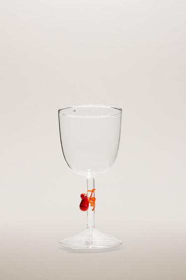 SEA ANIMAL BOROSILICATE GLASS - Orange by Zara