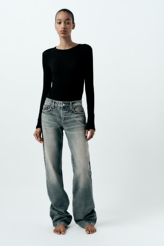 Zara low rise baggy jeans Clearance