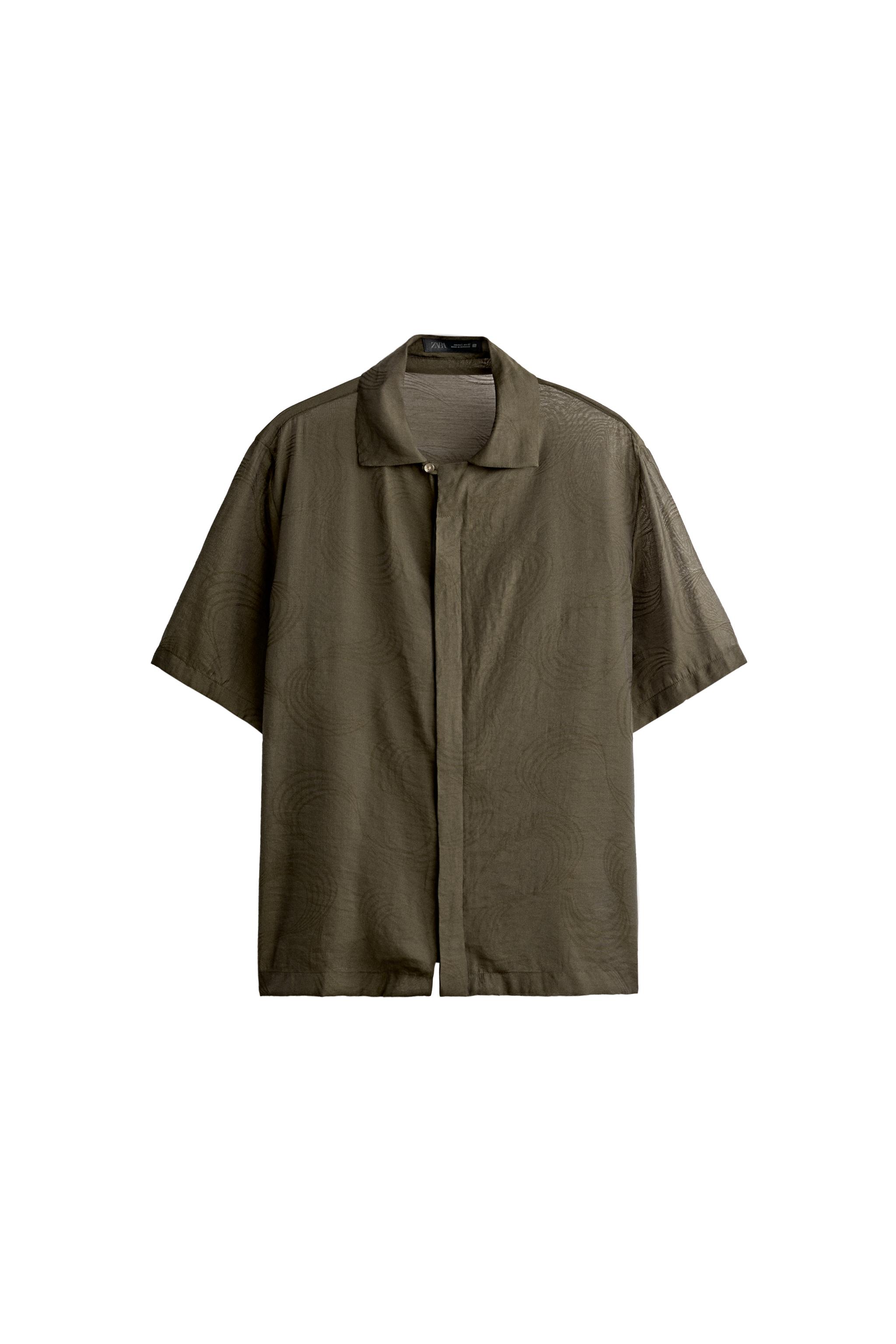 CAMISA FLUIDA JACQUARD