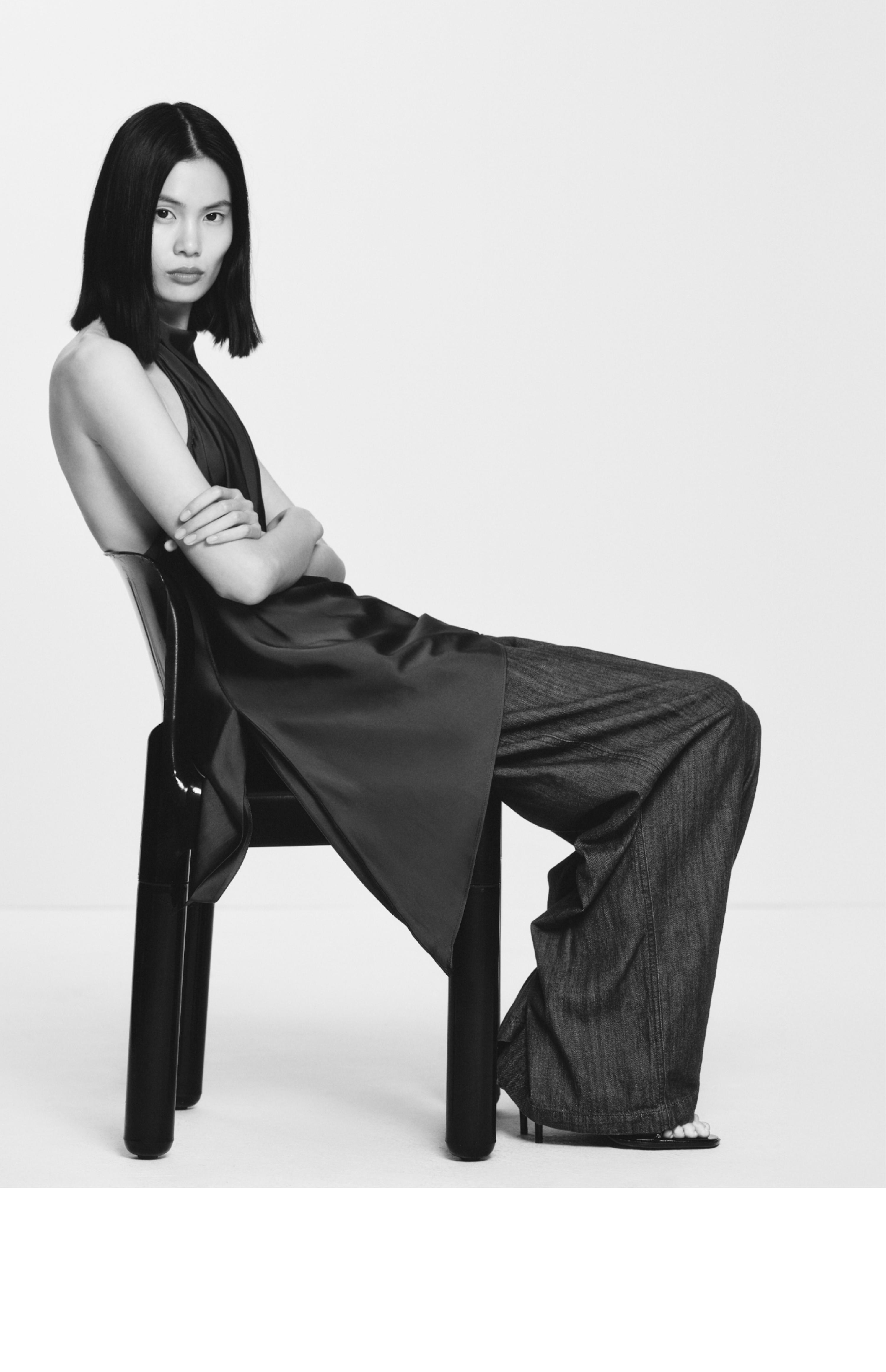 取り外し可能な襟付きコート - グレー | ZARA Japan / 日本