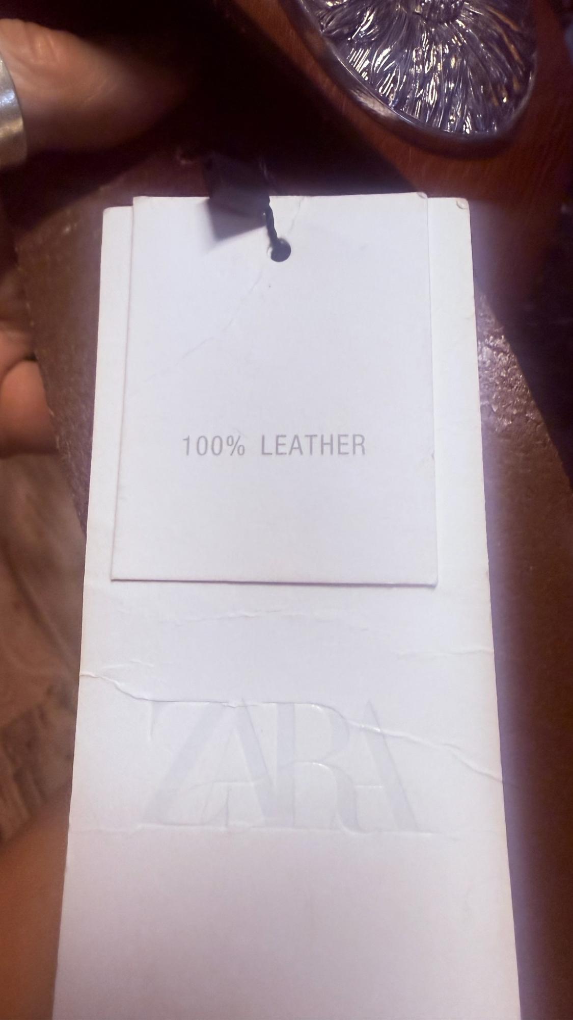 WIDE LEATHER BELT WITH FLOWERS - Image 3