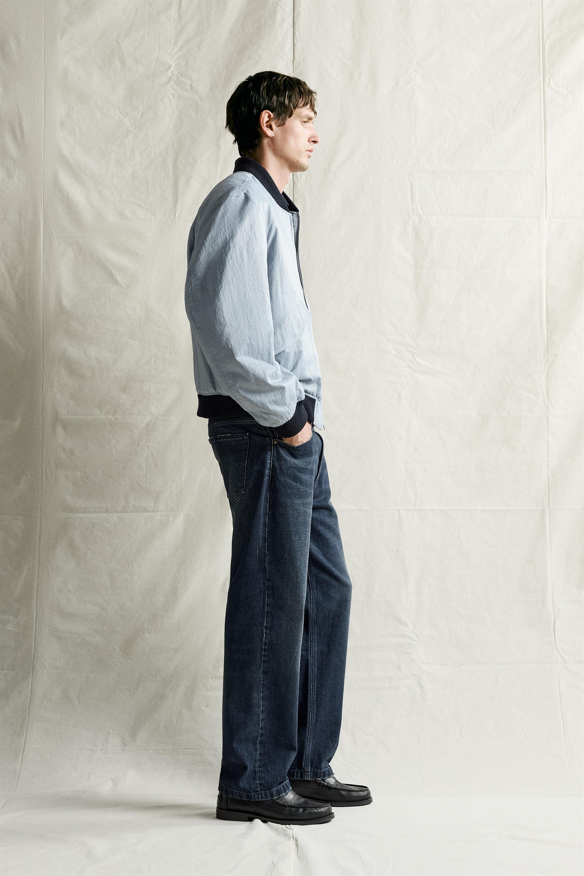 BLOUSON BOMBER À CONTRASTE