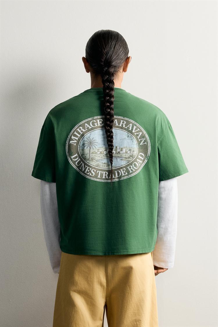 CAMISETA RELAXED FIT ESTAMPADOS LAVADOS