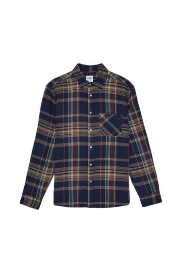 DOUBLE-FACED CHECK OVERSHIRT