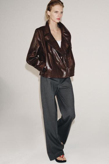 VESTE ZW COLLECTION - Bordeaux de Zara - Image 4