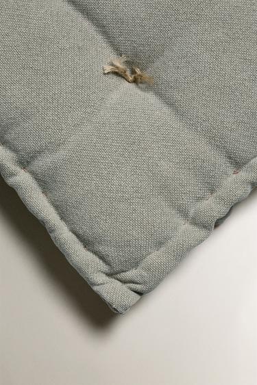 COUSSIN D'ASSISE SURPIQÛRES - Bleu chiné de Zara - Image 1