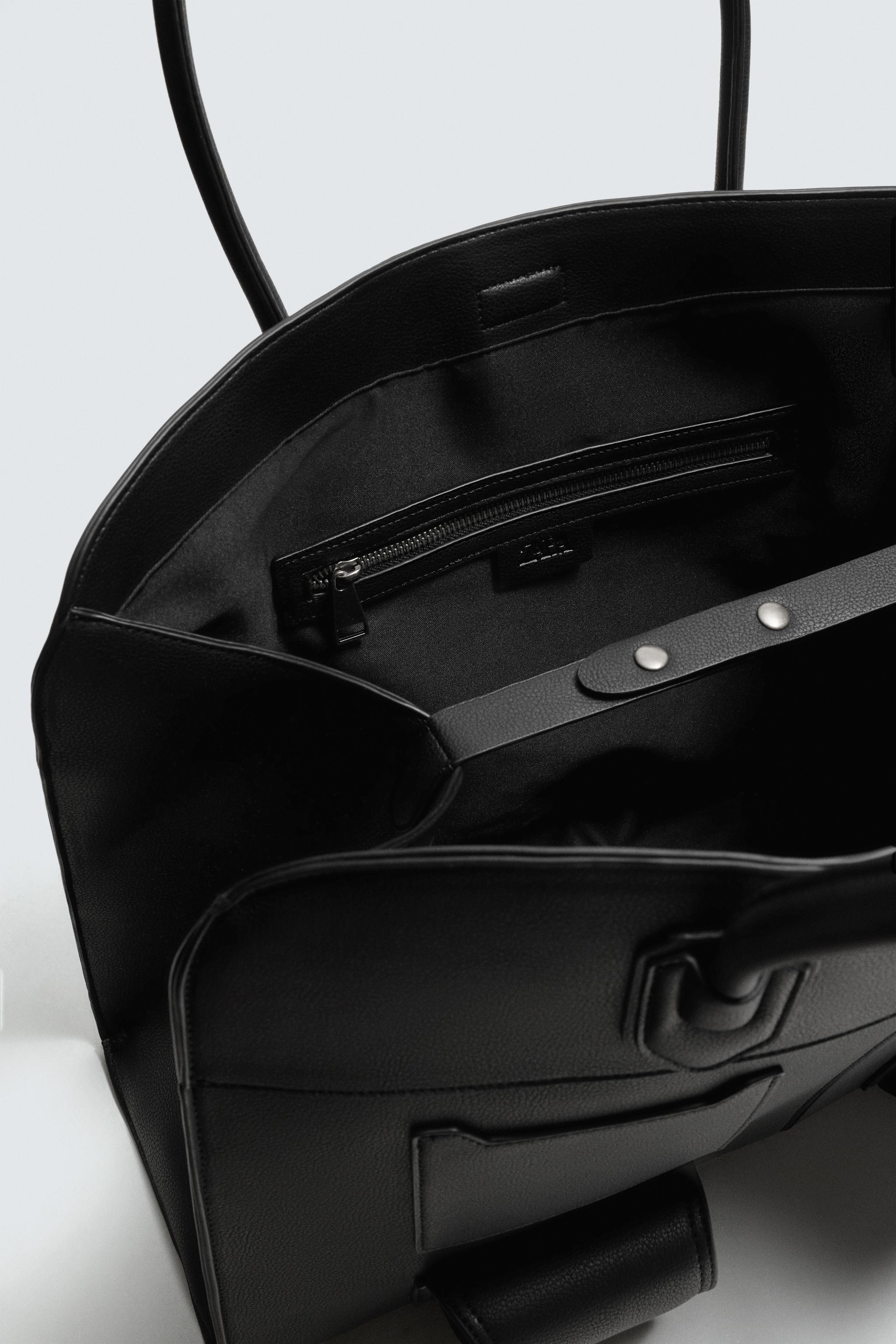 マルチポケットウィークエンダーバッグ - ブラック | ZARA Japan / 日本