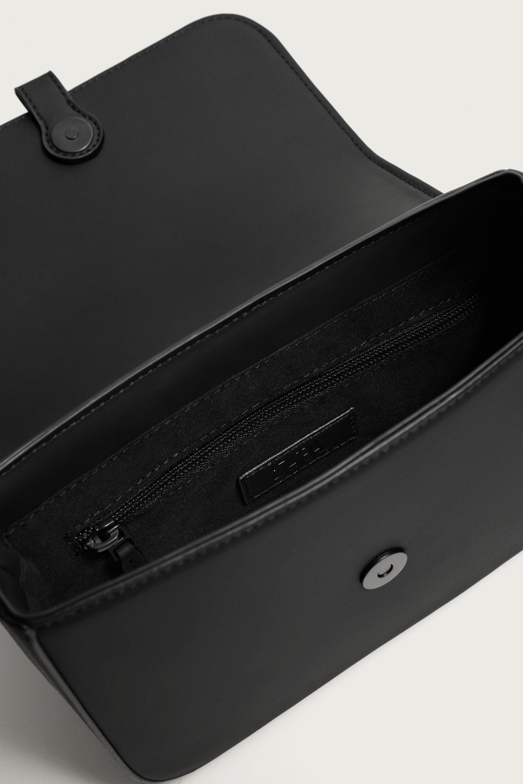RUBBERIZED TEXTURE CROSSBODY BAG