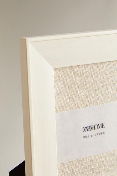 PLAIN WOODEN PHOTO FRAME - White by Zara - Image 3