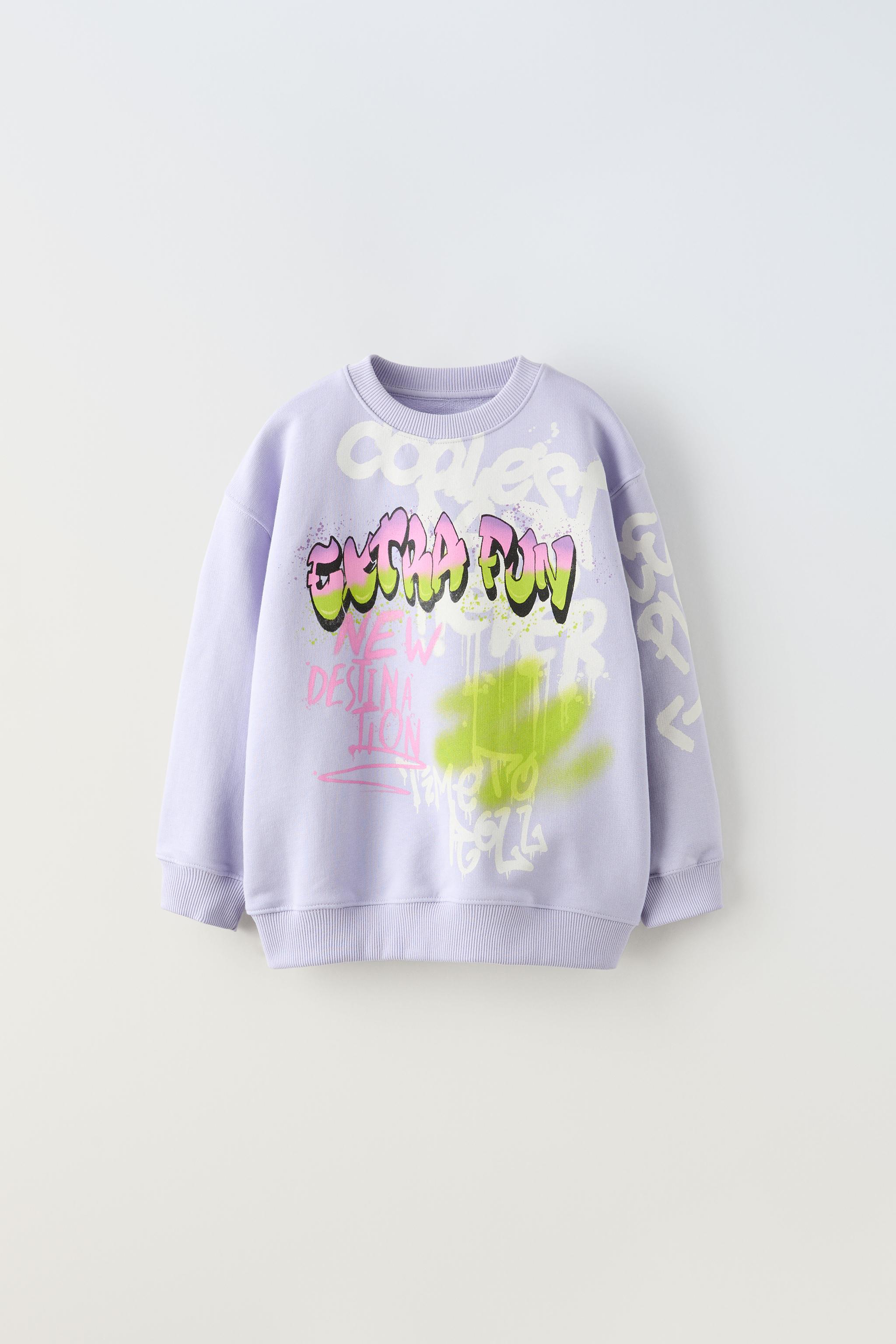 🆕NWT Zara Graffiti Sweatshirt