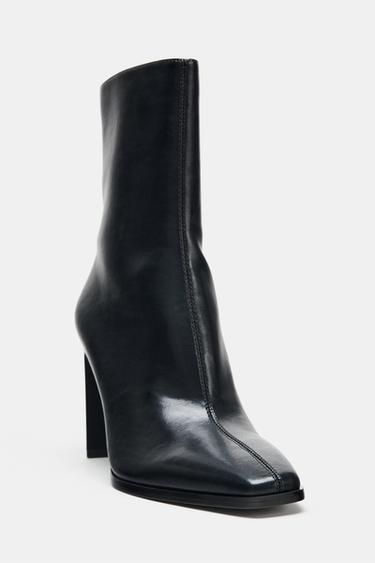 BOTTINES À TALONS - Noir de Zara - Image 5
