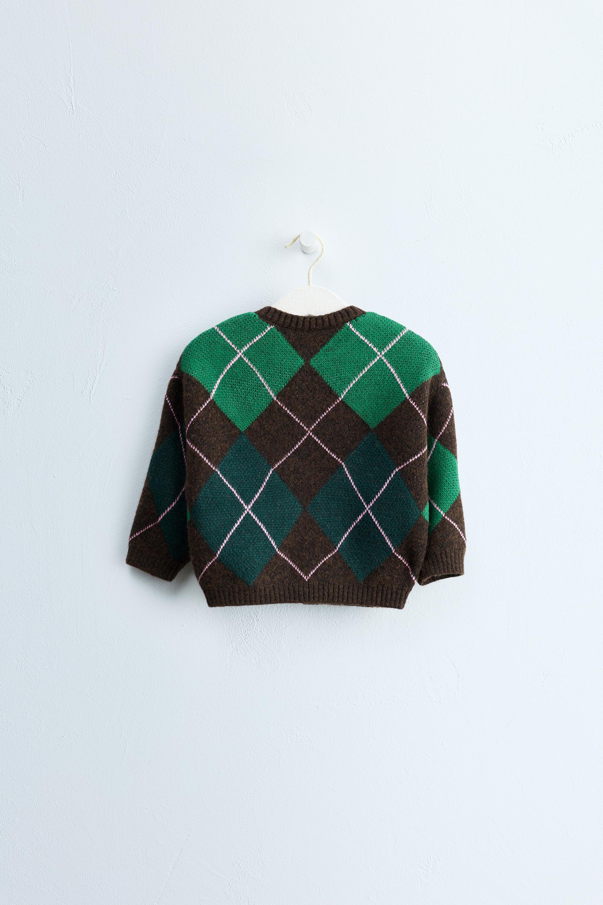 ZARA TIMELESS - WOOL DIAMOND CARDINGAN