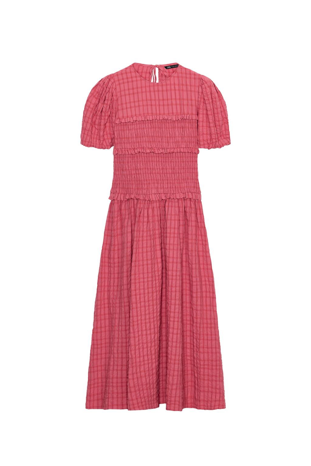 SMOCKED MIDI DRESS - image 3