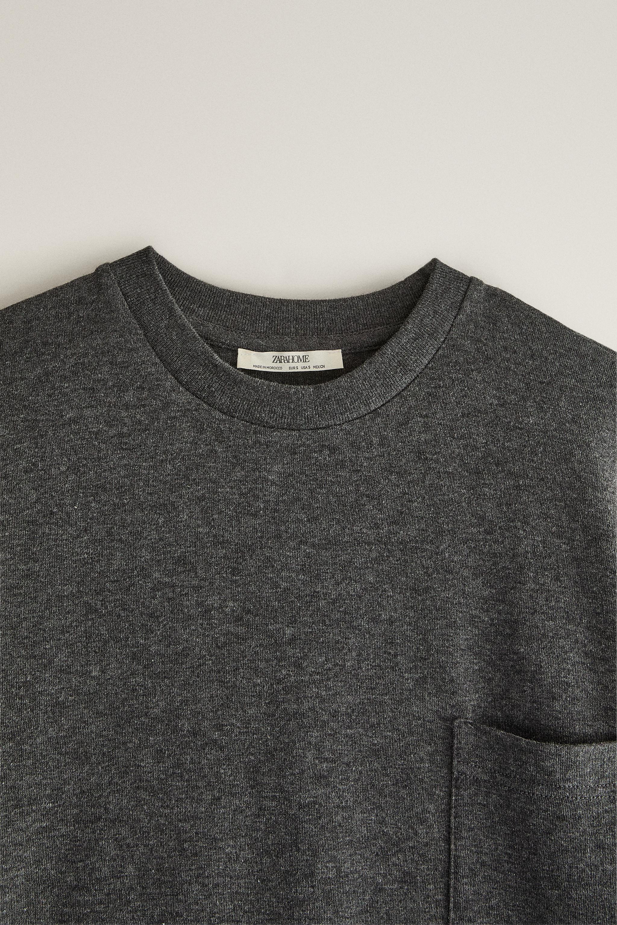 T-SHIRT MANCHES LONGUES POCHE