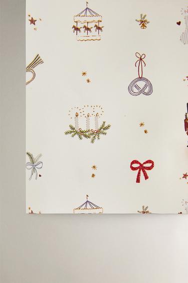 PAPIER CADEAU MOTIFS DE NOËL - Multicolore de Zara - Image 3