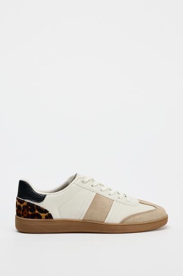 SNEAKERS I KOMBINEREDE FARVER - Råhvid fra Zara