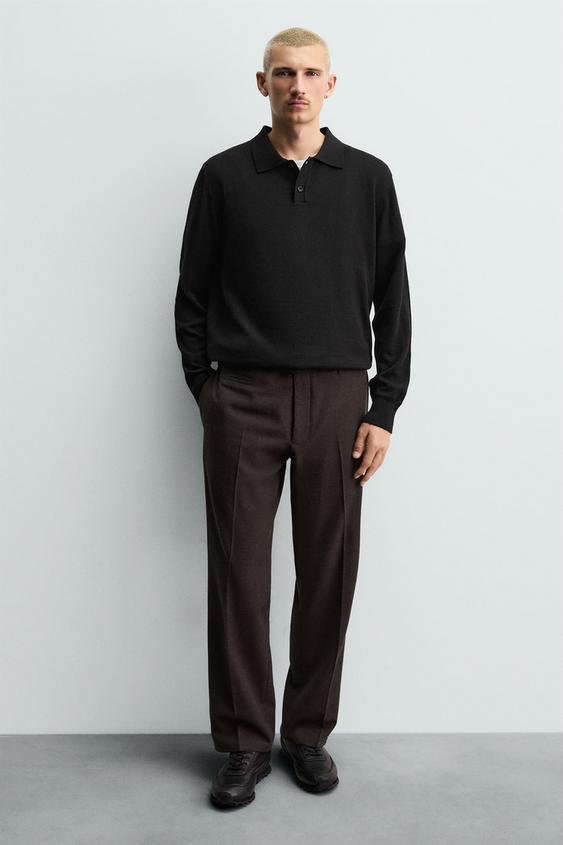 ZAPATILLA PIEL CASUAL - Negro de Zara - Imagen 0