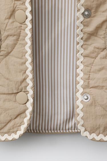 VESTE MATELASSÉE CŒURS - brun de Zara - Image 7