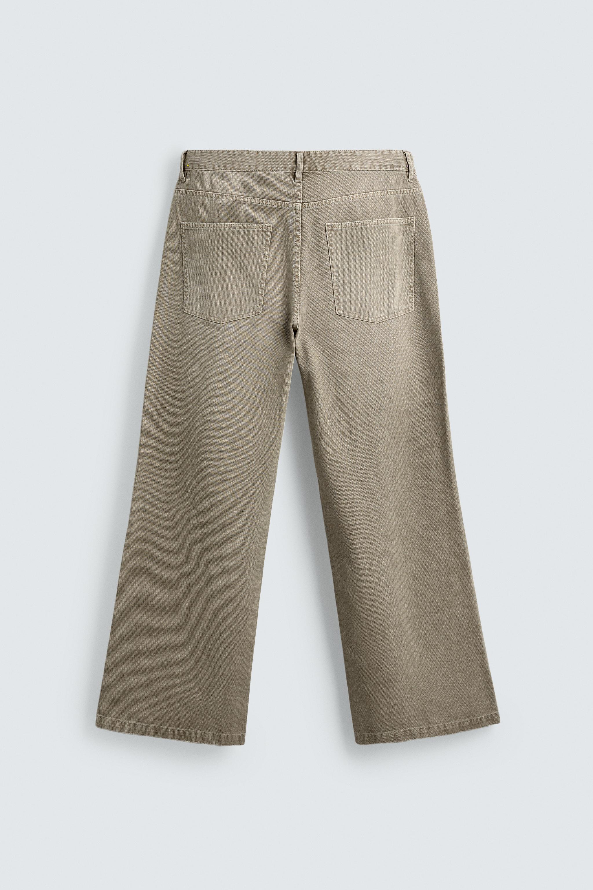 PANTALON FLARE FIT STRUCTURÉ EN COTON