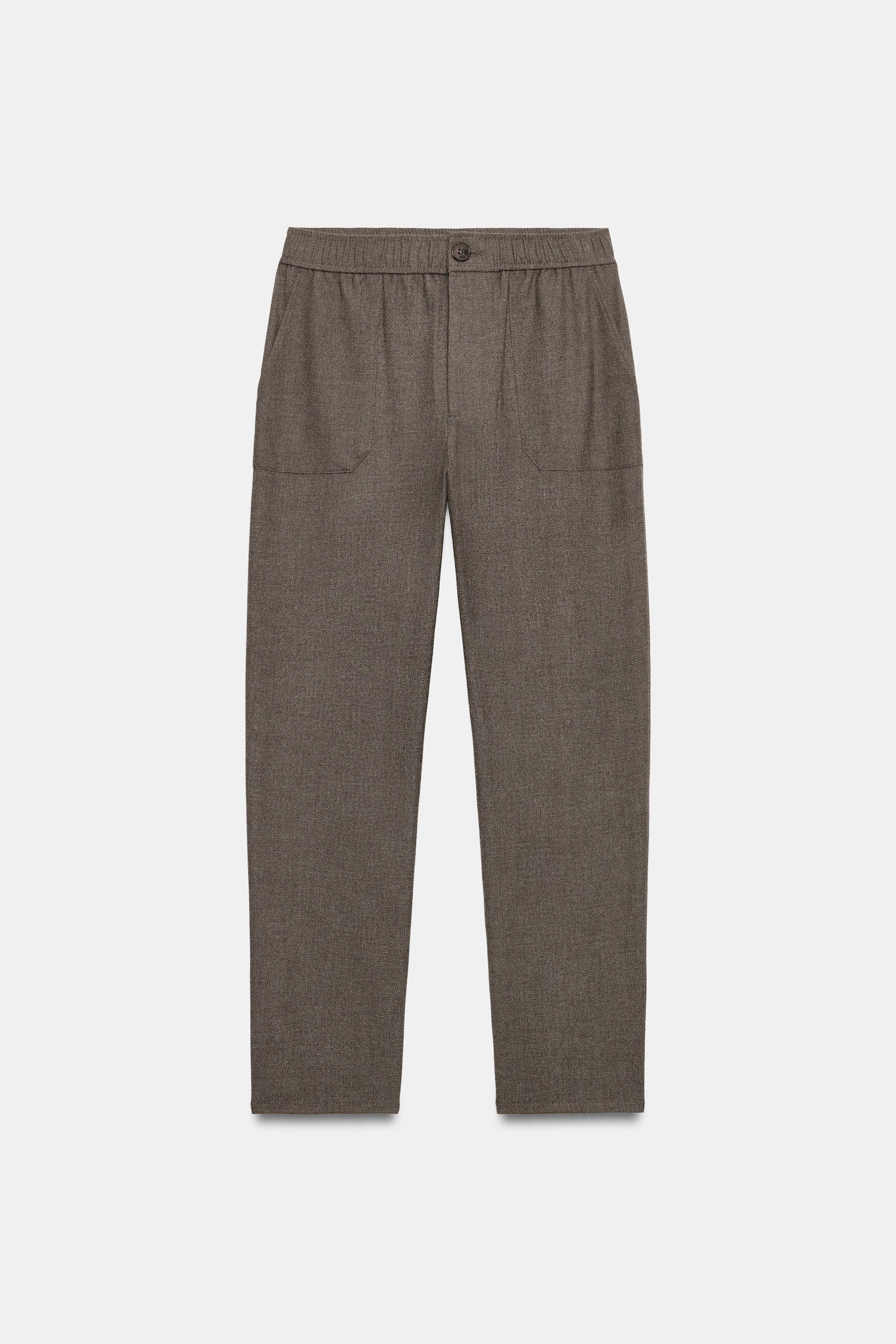 Zara Elastik Belli Pantolon görsel 8