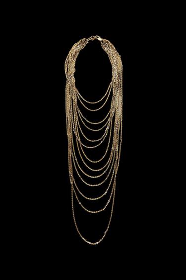 MULTI-CHAIN NECKLACE - Golden by Zara - Image 0
