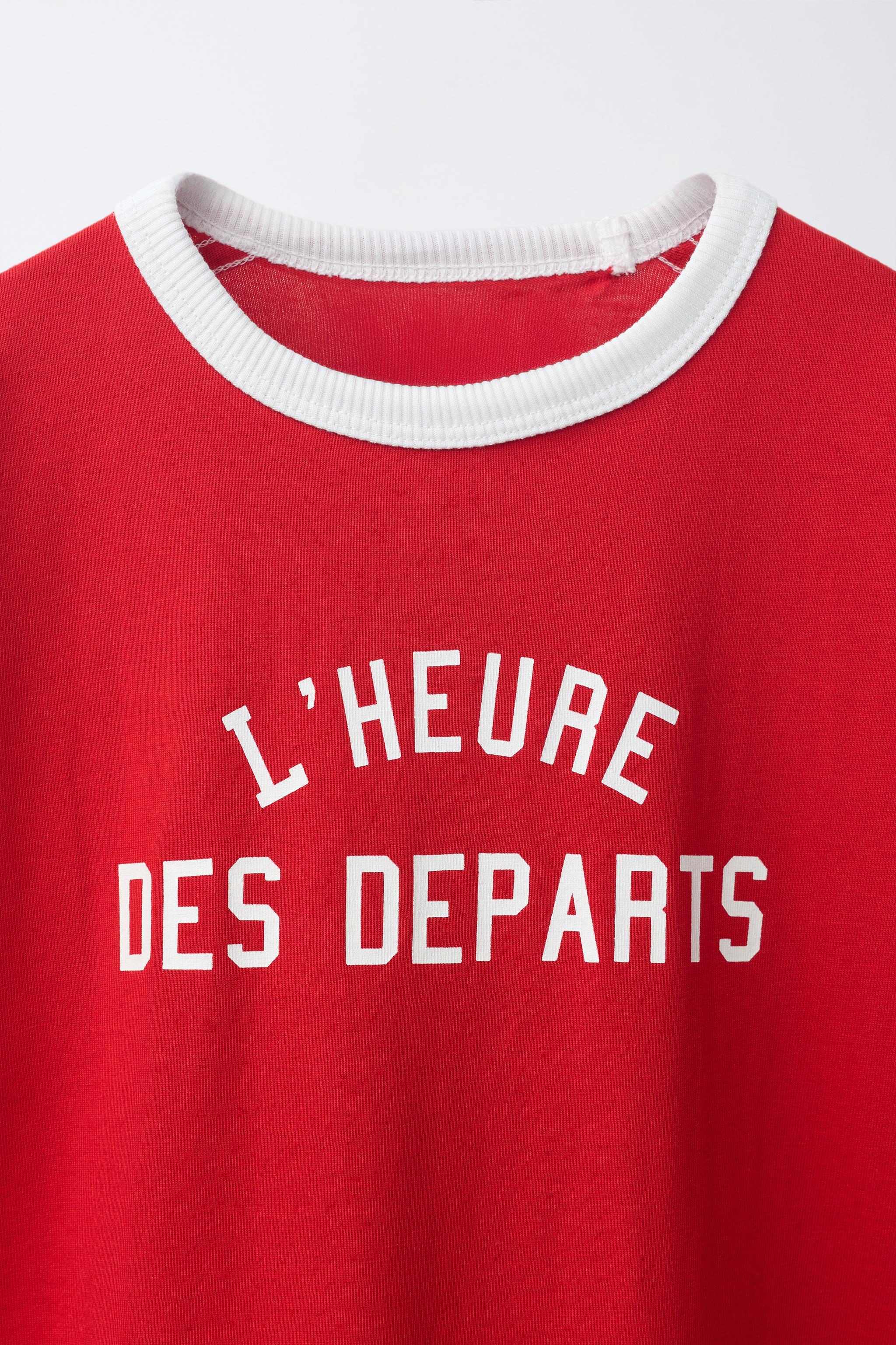 T-SHIRT JOGGING À INSCRIPTION