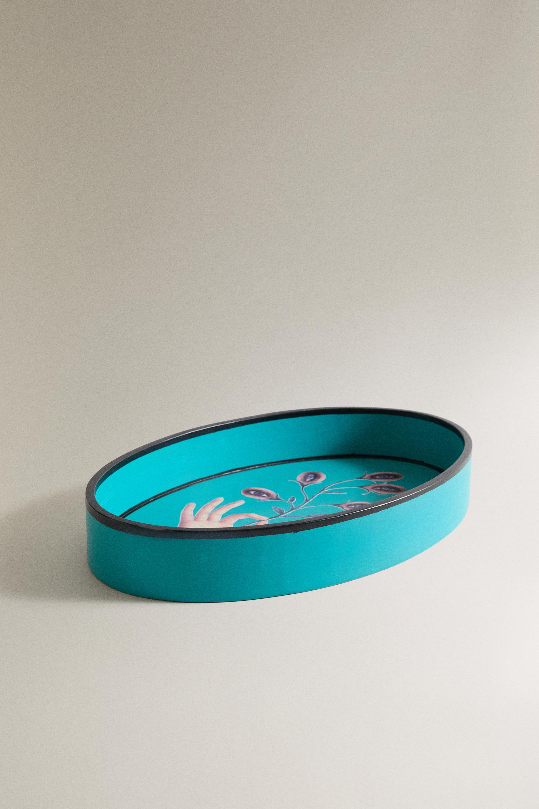 DECORATIVE TURQUOISE TRAY | MARISA BERENSON — Turquoise