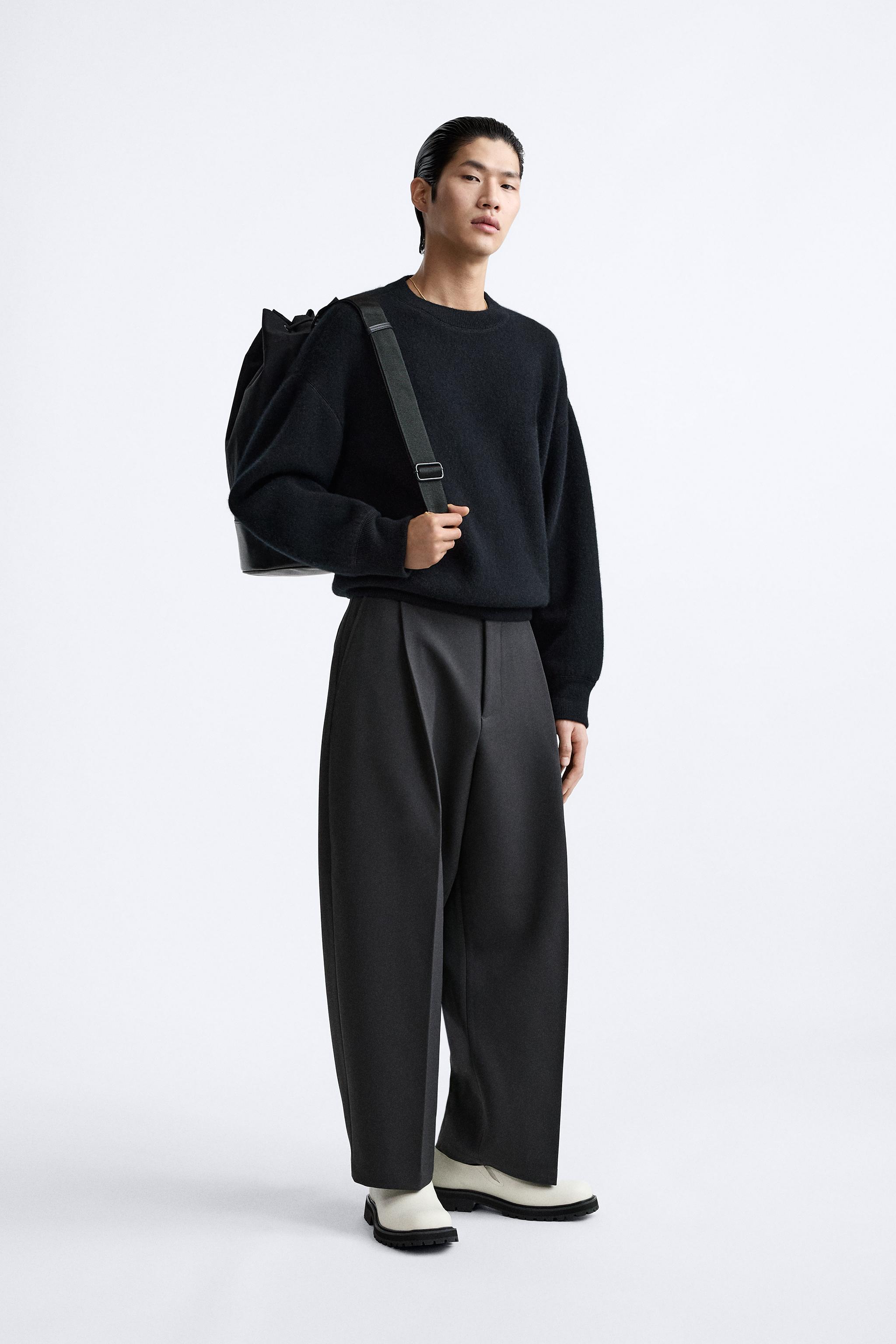 WIDE-LEG パンツ - X STUDIO NICHOLSON - カーボングレー | ZARA Japan