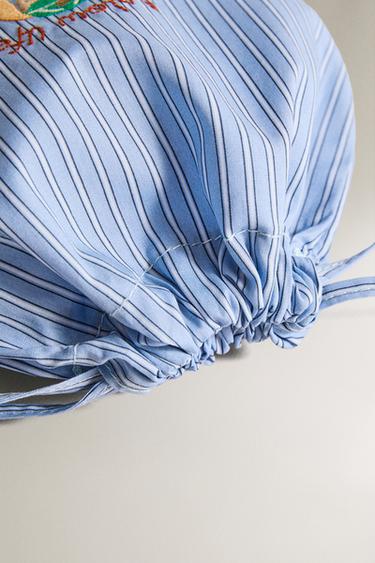CHILDREN'S DOG LAUNDRY BAG - Blue by Zara - Image 1