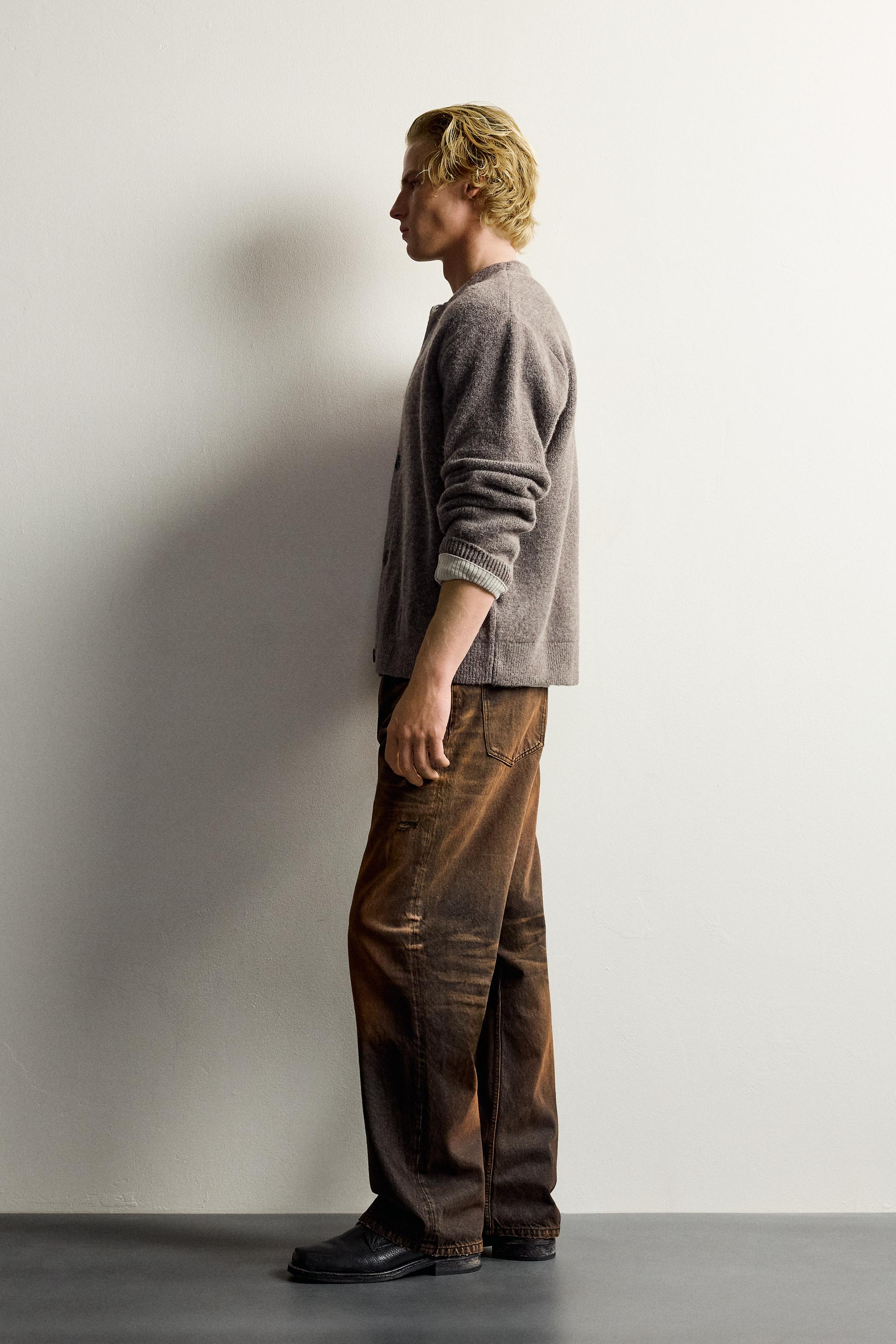 WOOL-BLEND RELAXED FIT CARDIGAN
