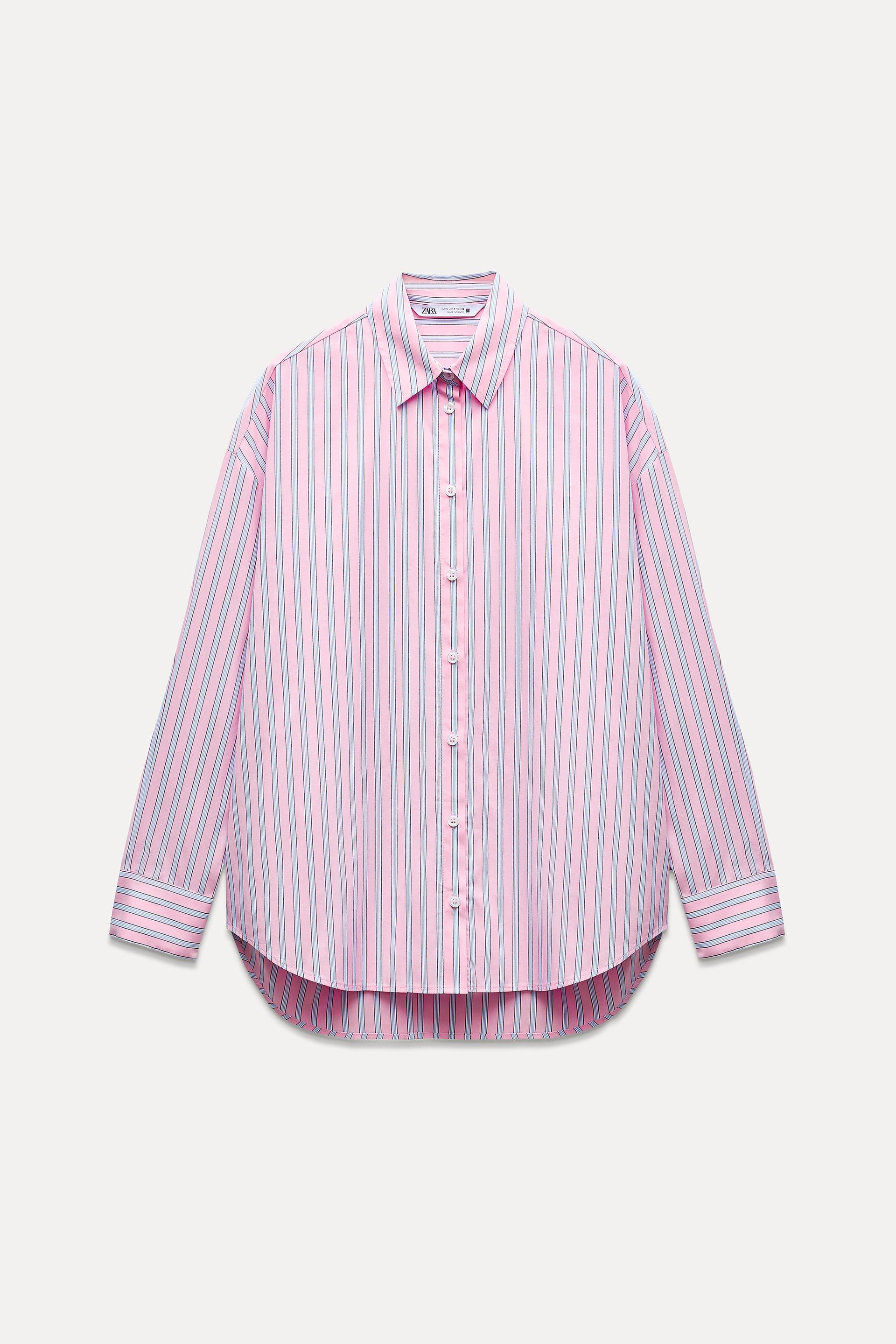 STRIPED POPLIN SHIRT