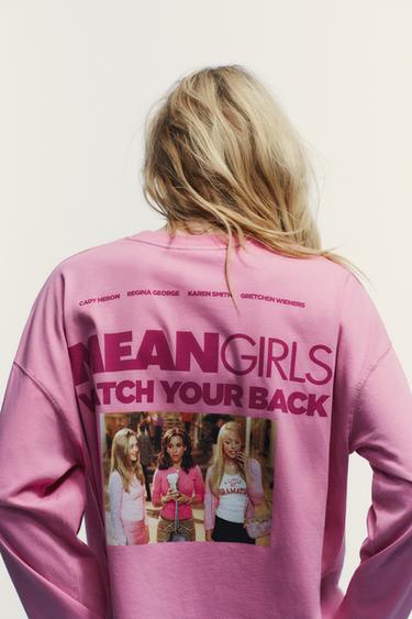 CAMISETA MEANGIRLS™ MANGA LARGA - Rosa de Zara