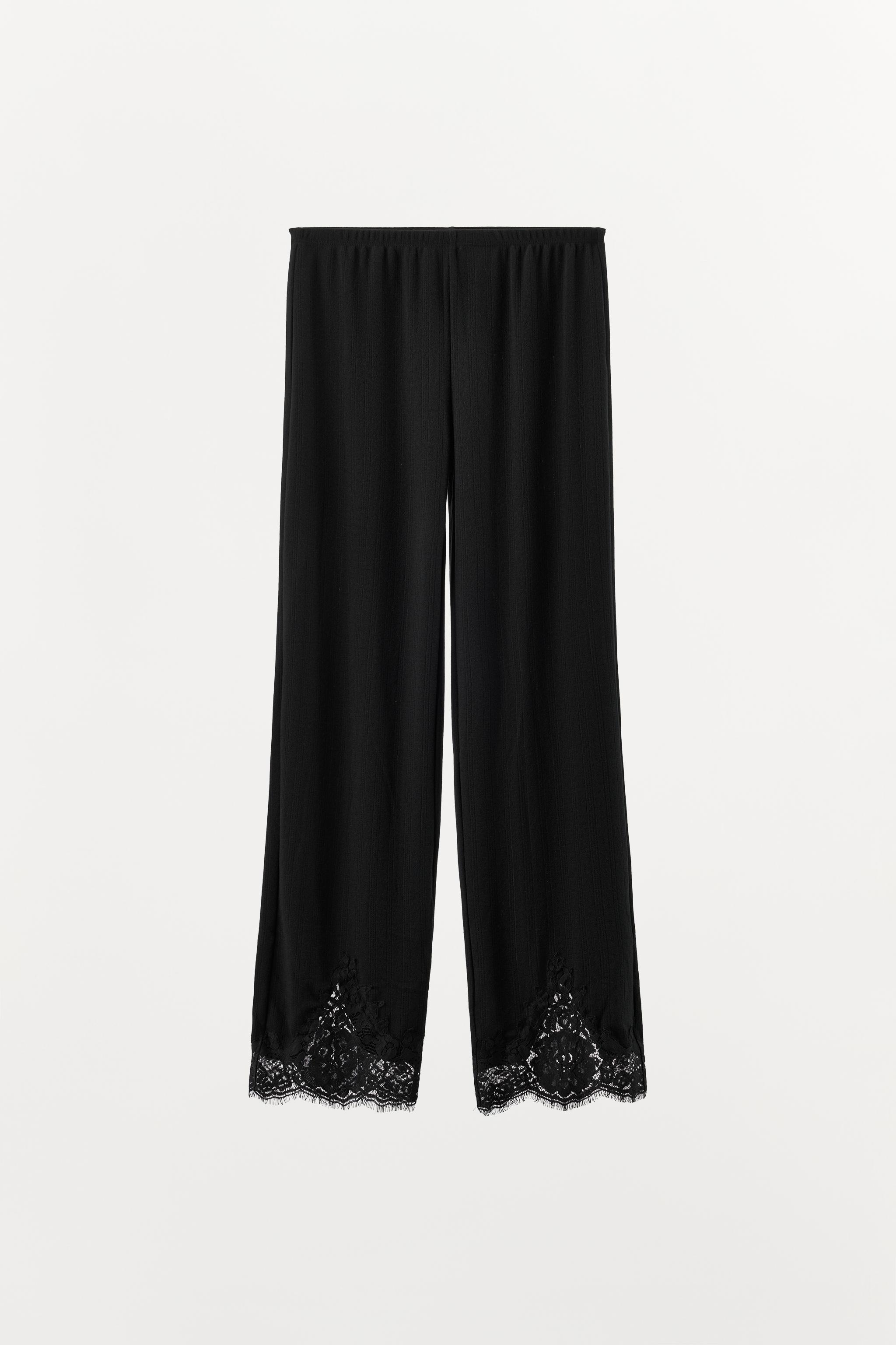 POINTELLE LACE PANTS